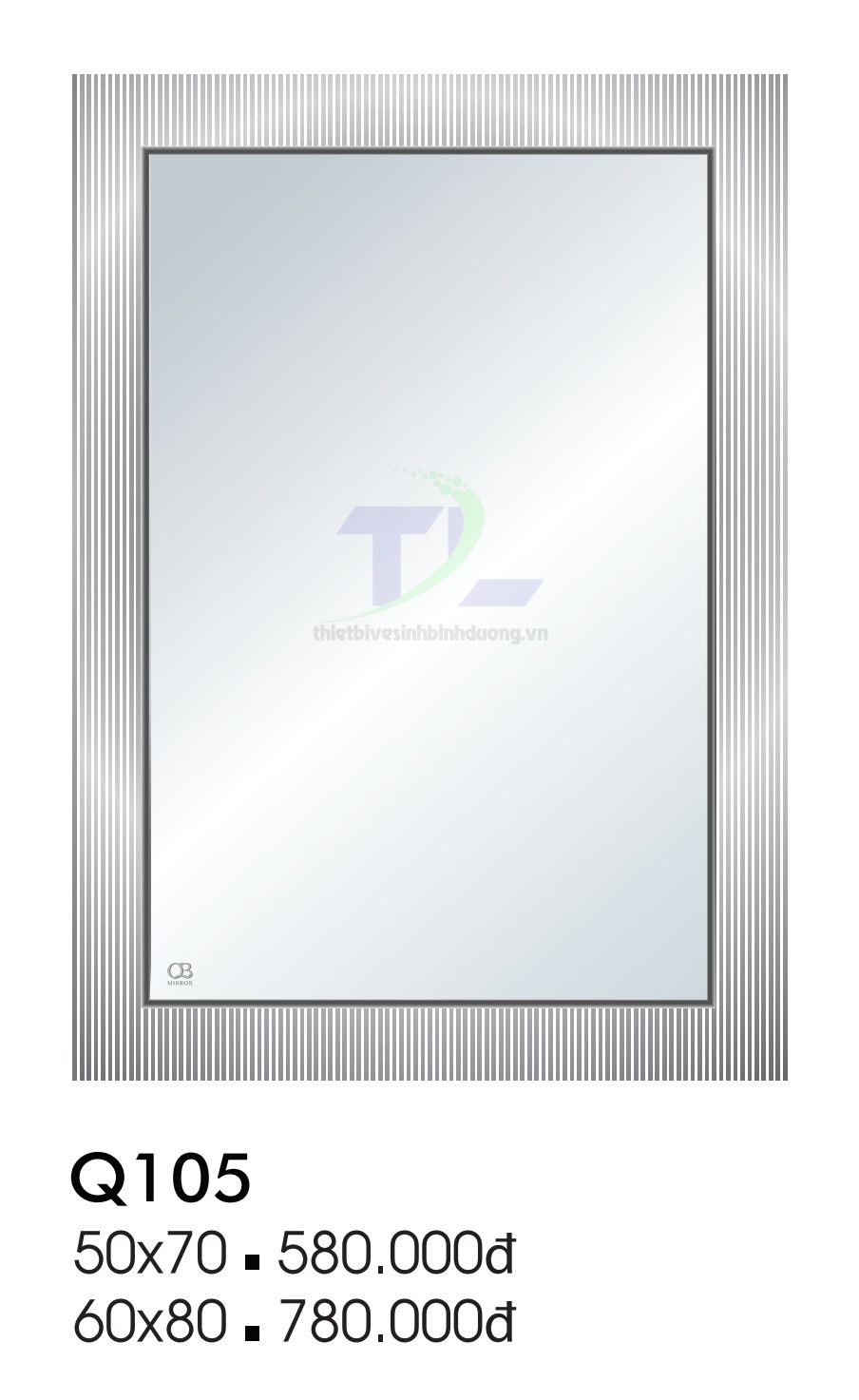 Gương soi phòng tắm QB Q105
